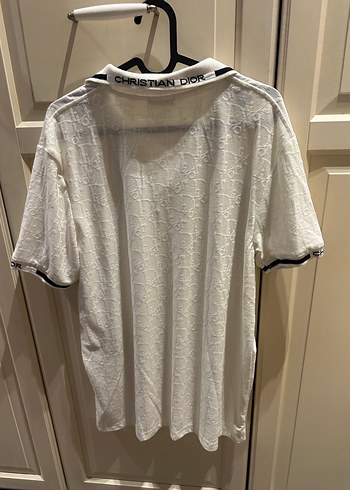 Erkek Beyaz Kısa Kollu Polo Tişört Dior marka - Görsel 7