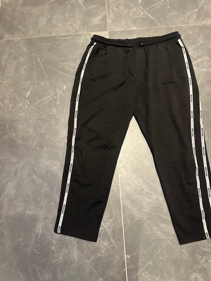 Siyah Belli Erkek Eşofman Altı - Görsel 2