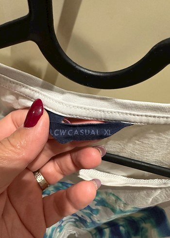 Pamuklu, Baskılı, Kısa Kollu Hamile Tişörtü - Görsel 3