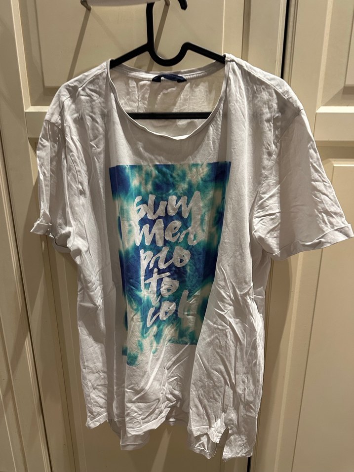 Pamuklu, Baskılı, Kısa Kollu Hamile Tişörtü - Görsel 2