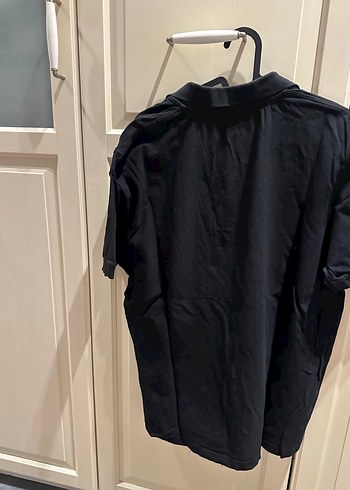 Erkek Siyah Polo Tişört Loose Fit - Görsel 6