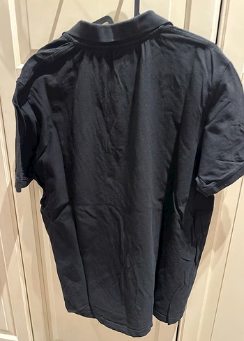 Erkek Siyah Polo Tişört Loose Fit - Görsel 4