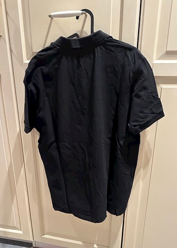 Erkek Siyah Polo Tişört Loose Fit - Görsel 5