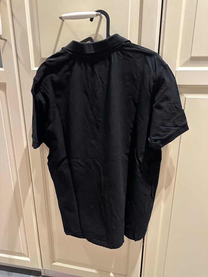 Erkek Siyah Polo Tişört Loose Fit - Görsel 5