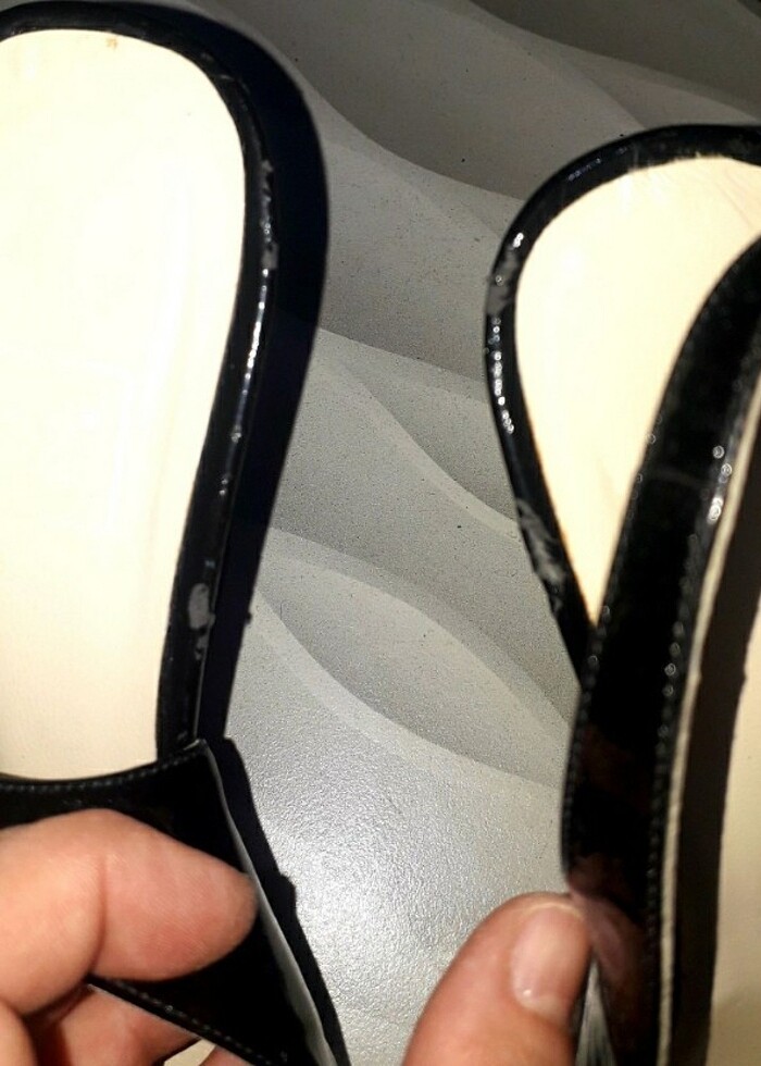 SİYAH PLATFORM TOPUK ŞIK AYAKKABI 37 NUMARA - Görsel 3