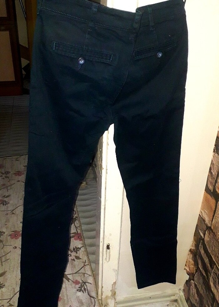 LÂCİVERT LC WAİKİKİ  W28 L32 KANVAS PANTOLON  - Görsel 2