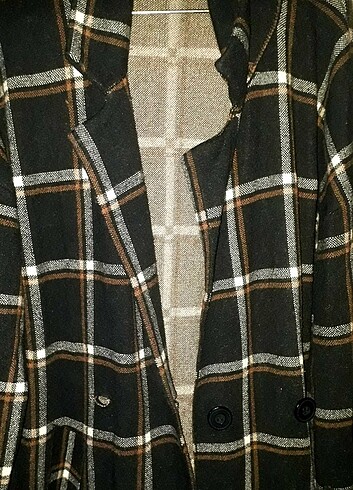 DİLVİN STANDART BEDEN PARKA EKOSE HIRKA - Görsel 5