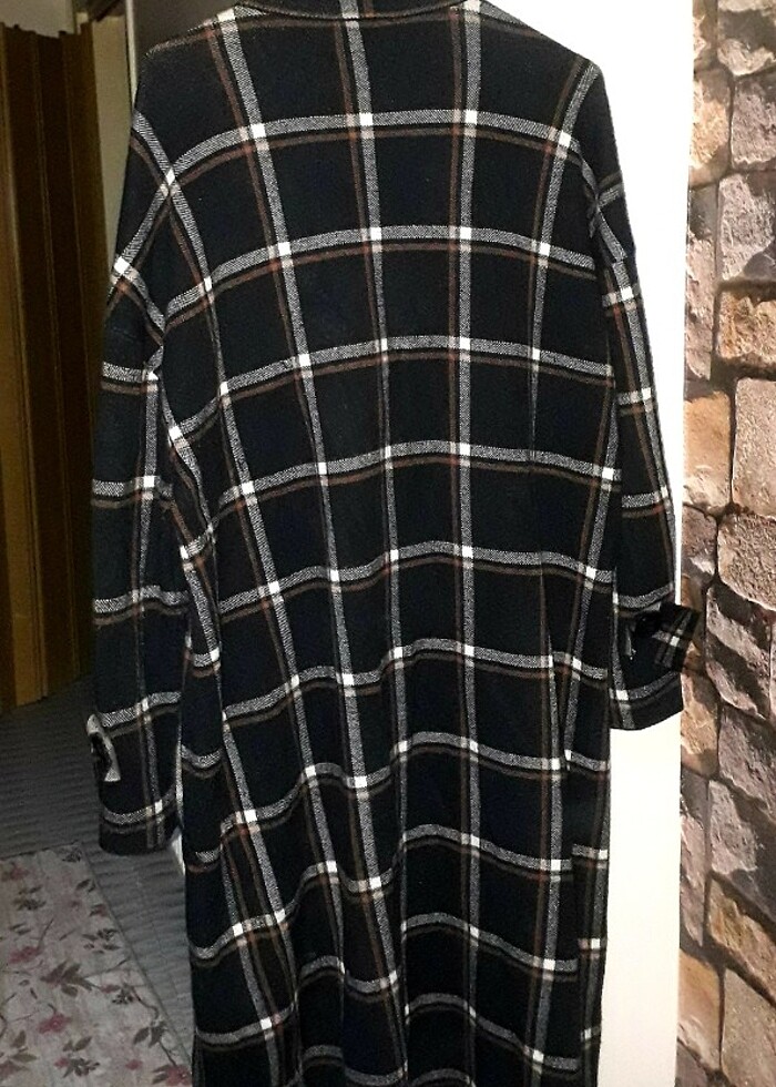 DİLVİN STANDART BEDEN PARKA EKOSE HIRKA - Görsel 2