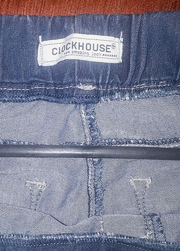 C&A kot pantolon jean mavi tayt görünümlü jean 38 beden - Görsel 6