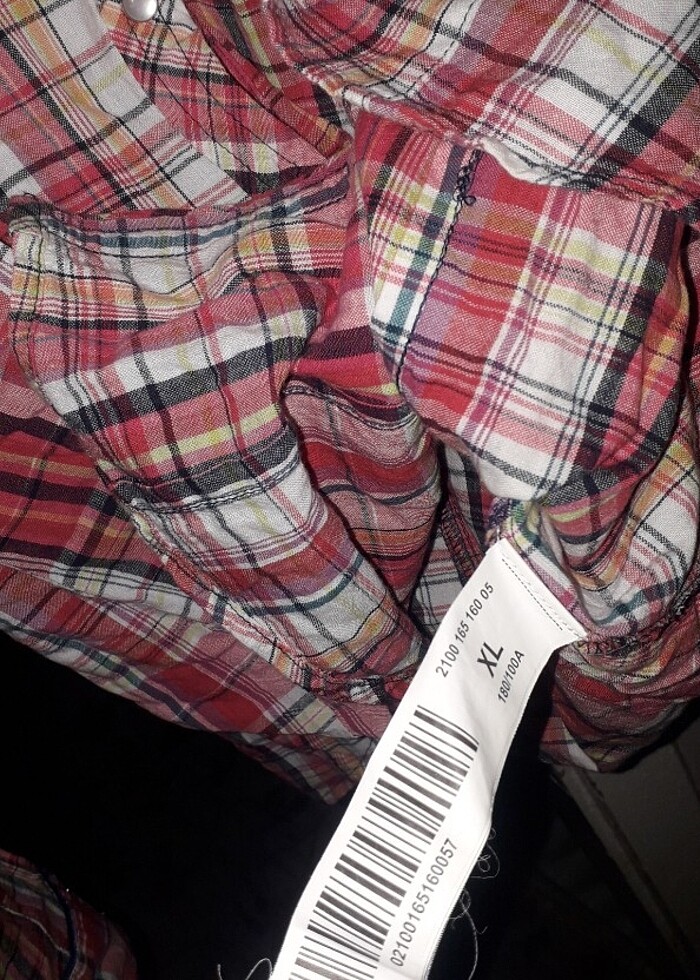 Stradivarius Xl beden ekose gömlek pembe tonlarında - Görsel 5