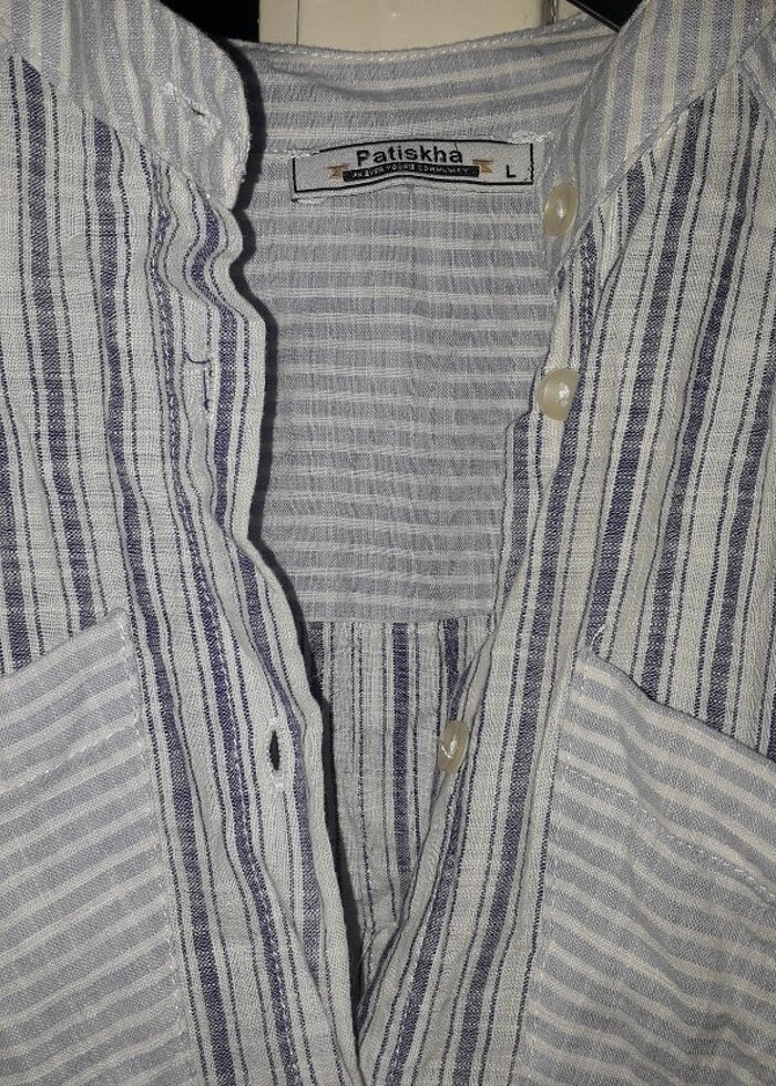 Patiskha Marka L beden çizgili gömlek - Görsel 4