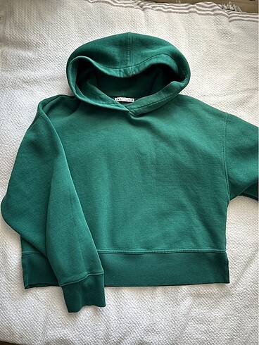 Zara Yeşil Sweatshirt