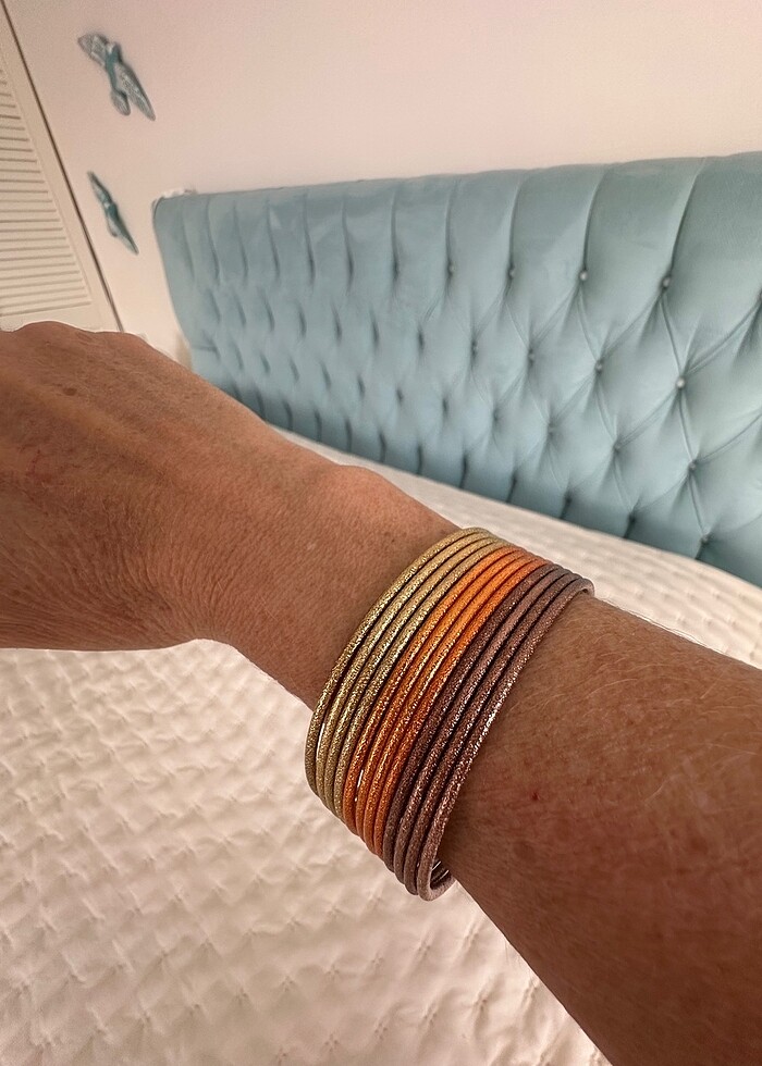 Zara?dan toprak rengi bilezikler ???? - Görsel 3