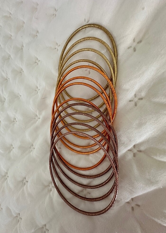 Zara?dan toprak rengi bilezikler ???? - Görsel 5