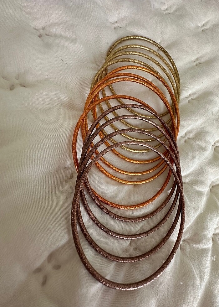 Zara?dan toprak rengi bilezikler ???? - Görsel 4