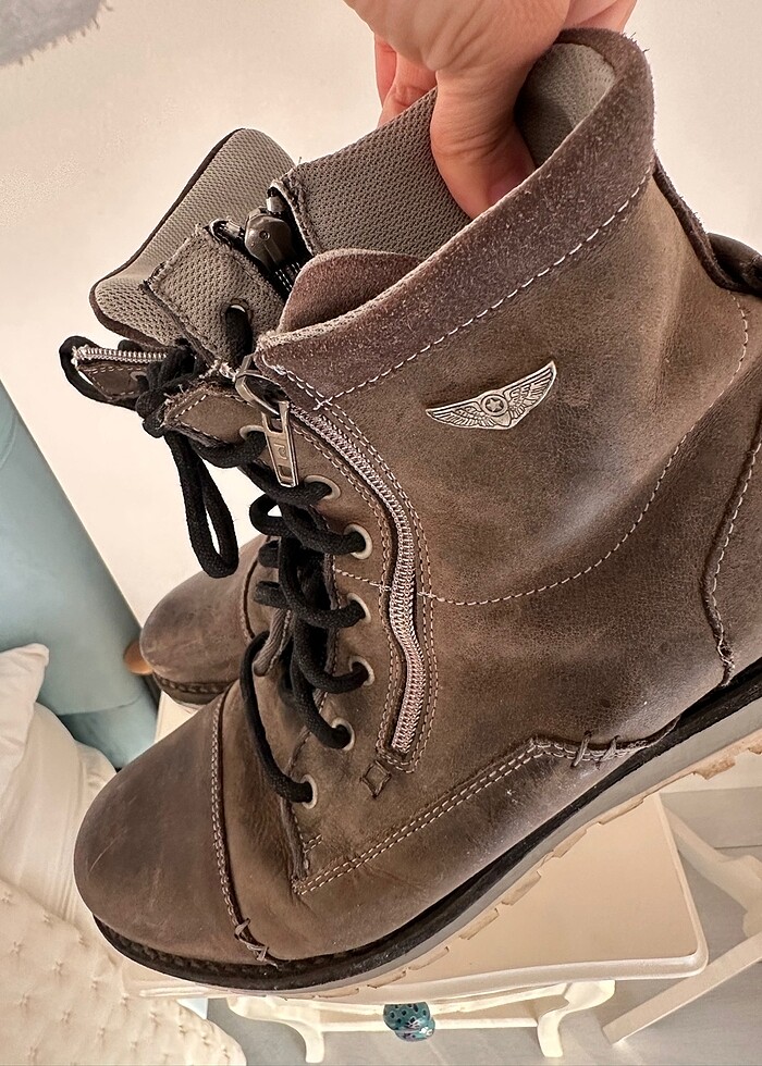 Fermuarlı şık botlar . - Görsel 5