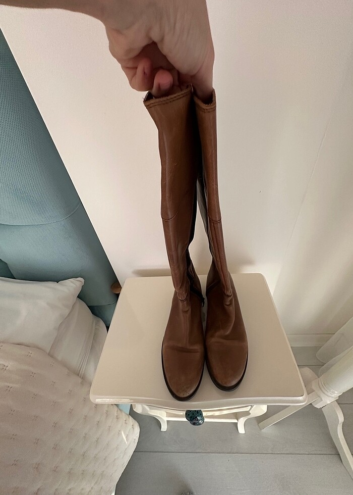 Yurt dışından birinci kalite gerçek deri çizmeler. - Görsel 2