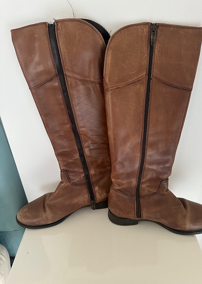 Yurt dışından birinci kalite gerçek deri çizmeler. - Görsel 4