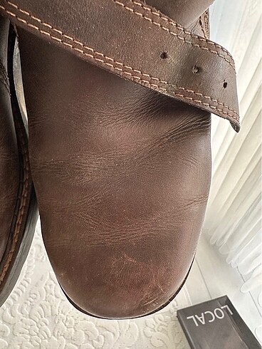 Yurtdışından tabanı kalın gerçek deri harika botlar. - Görsel 7