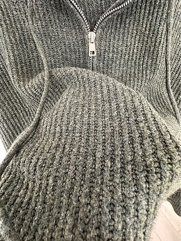 OYSHO dan yeşil kazak - Görsel 5