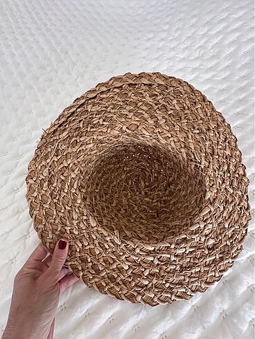 Hasır çok tatlı şapka - Görsel 5