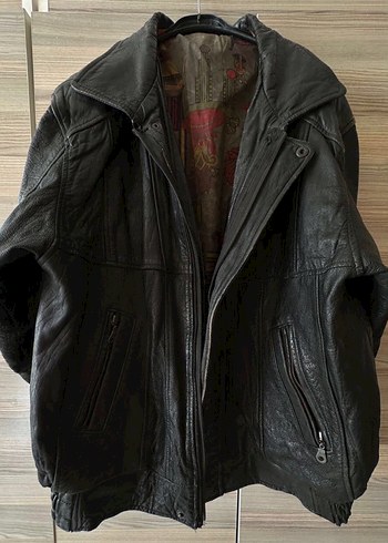 american vintage bomber deri ceket
