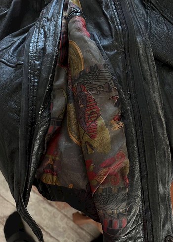 l/xl Beden american vintage bomber deri ceket