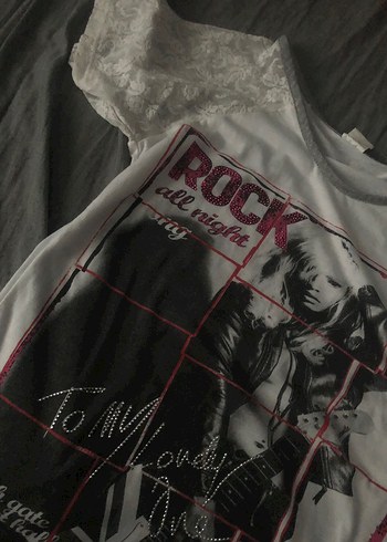 Urban Outfitters rock all night y2k grunge tshirt