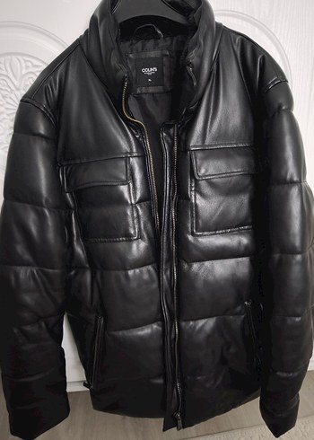 Siyah Deri Biker Ceket - Görsel 2