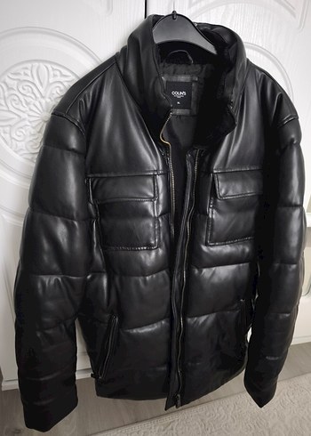 Siyah Deri Biker Ceket - Görsel 6