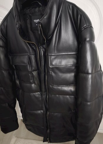 Siyah Deri Biker Ceket - Görsel 3