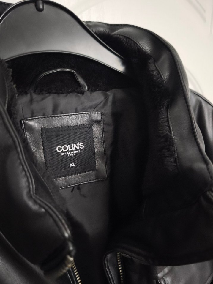 Siyah Deri Biker Ceket - Görsel 4