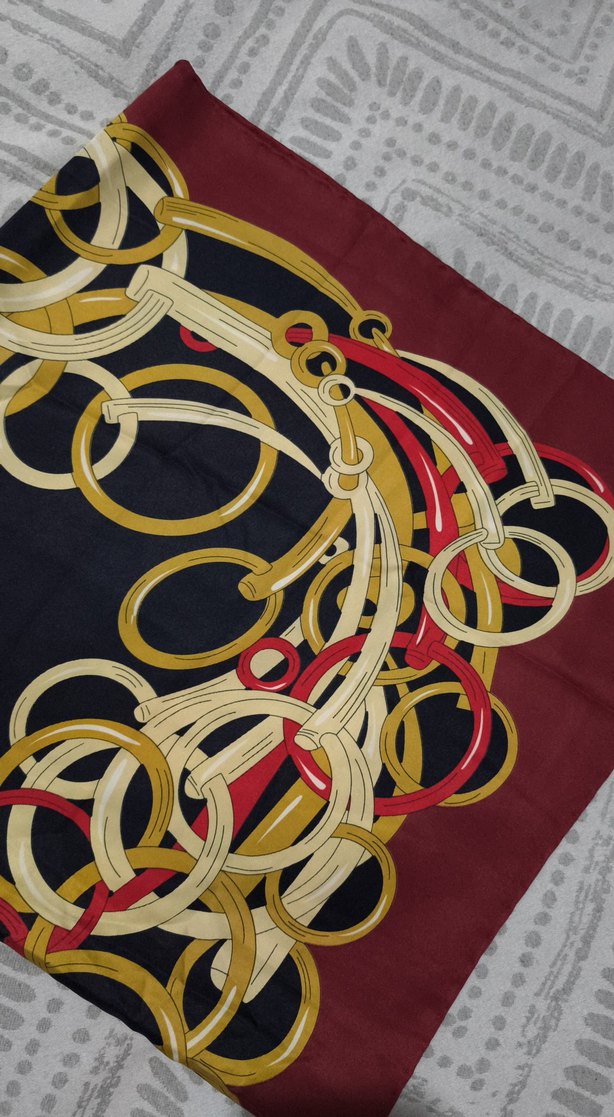 Zincir Detaylı Bohem Kadın esarp - Görsel 3