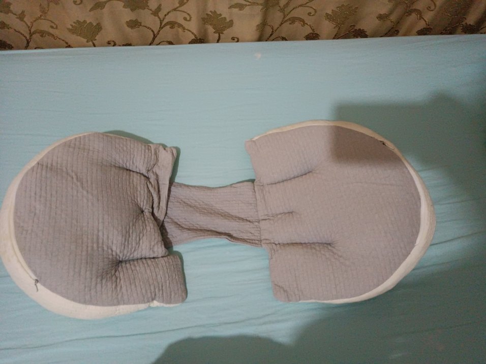 Gri Emzirme ve Hamilelik Desteği Yastığı - Görsel 2