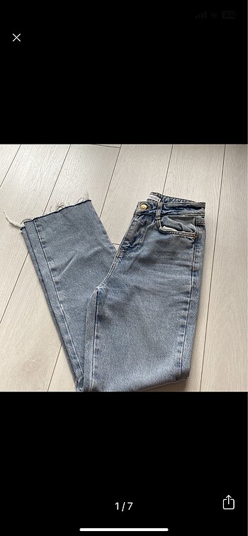 32 Beden Zara mavi jean