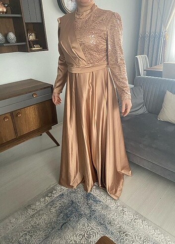 52 Beden ten rengi Renk Abiye