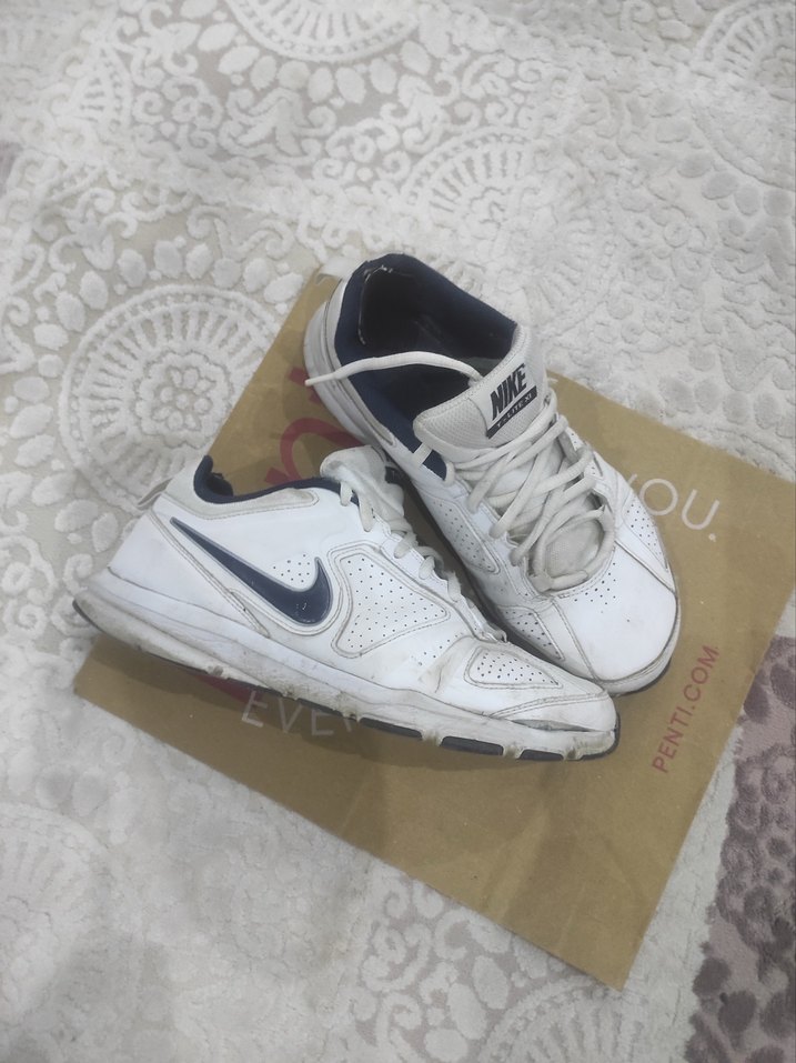 Nike Beyaz Spor erkek Sneakers - Görsel 2