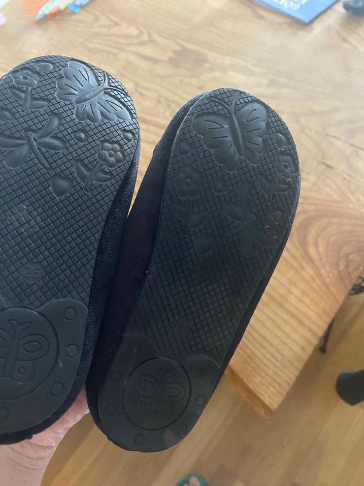 Klasik Siyah Kız Çocuk Babet Ayakkabı - Görsel 3