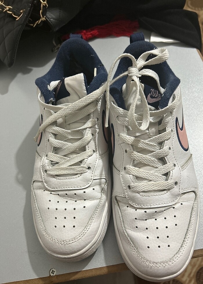 Nike kadın beyaz sneaker - Görsel 3