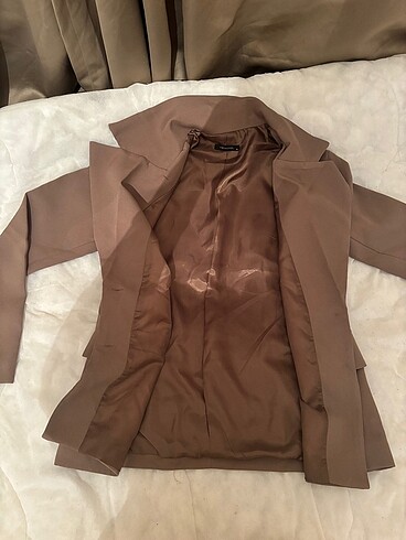 38 Beden KAHVE BLAZER CEKET OVERSİZE
