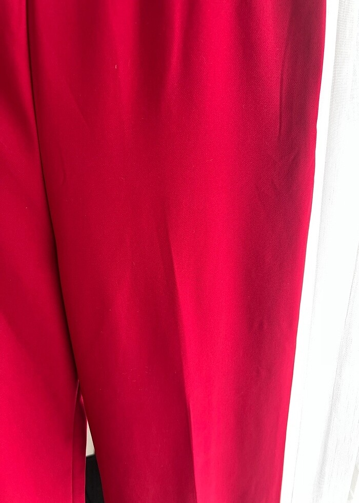 DOUBLE KREP BORDO PANTOLON - Görsel 2