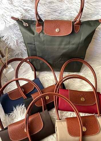 Longchamp Deri Saplı Çanta