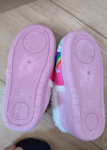 Gezer Renkli Unicorn Desenli Kız panduf - Görsel 5