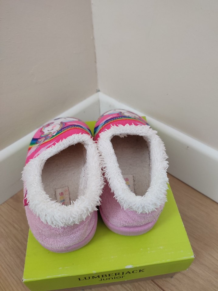 Gezer Renkli Unicorn Desenli Kız panduf - Görsel 4