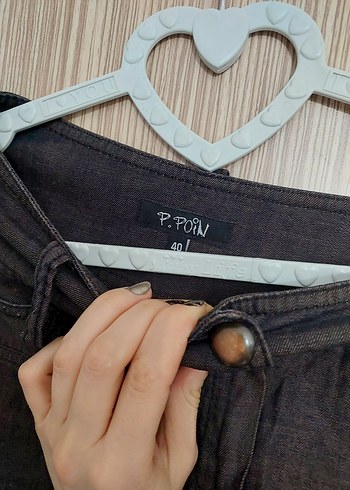 Bohem Stil Kahverengi Uzun Keten Etek - Görsel 5