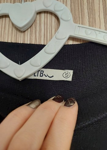 Çizgili Siyah Gri Kadın Kazak - Görsel 5