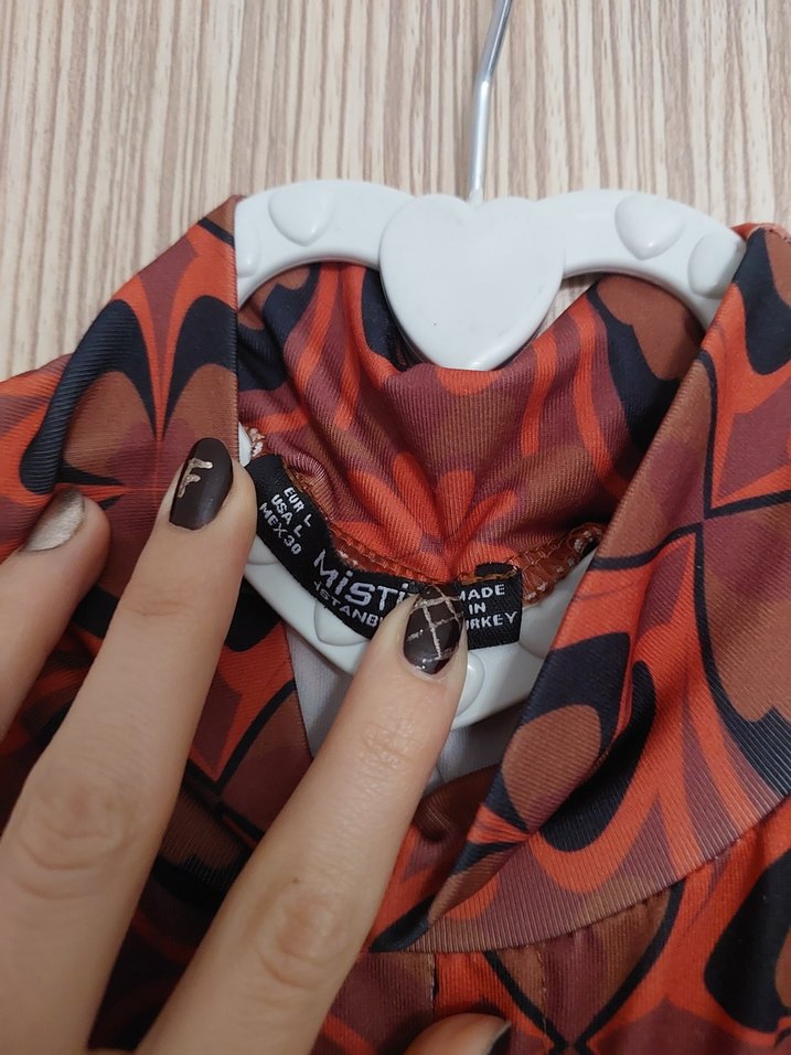 büzmeli, Yüksek Yakalı Kadın Bluz - Görsel 4