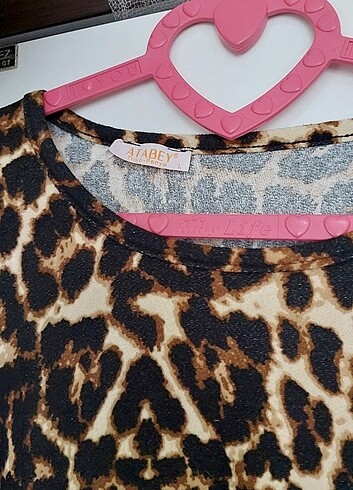 l Beden çeşitli Renk LEOPARLI BLUZ