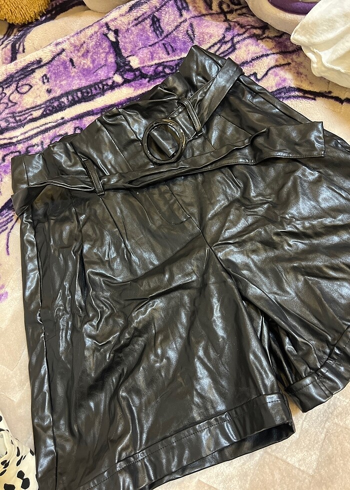 Deri şort - Görsel 4