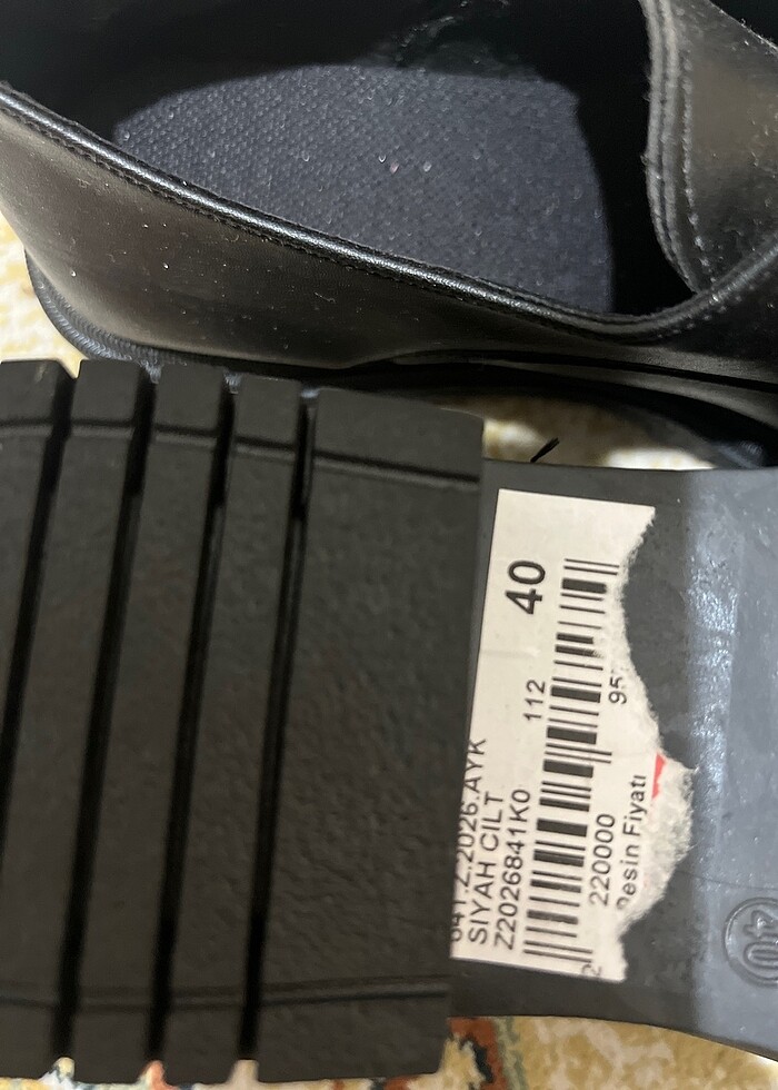 siyah şık ayakkabı - Görsel 3